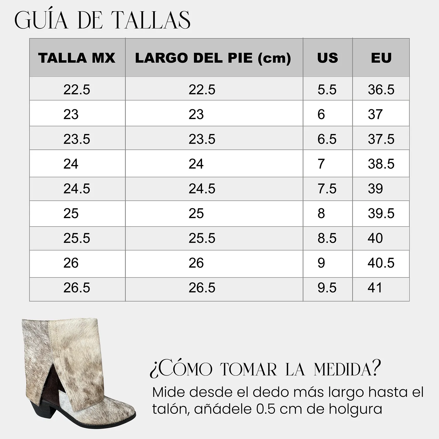 Botines KAVËLINA Dama, Pelo De Vaca 100% Natural Ankleboot MARA