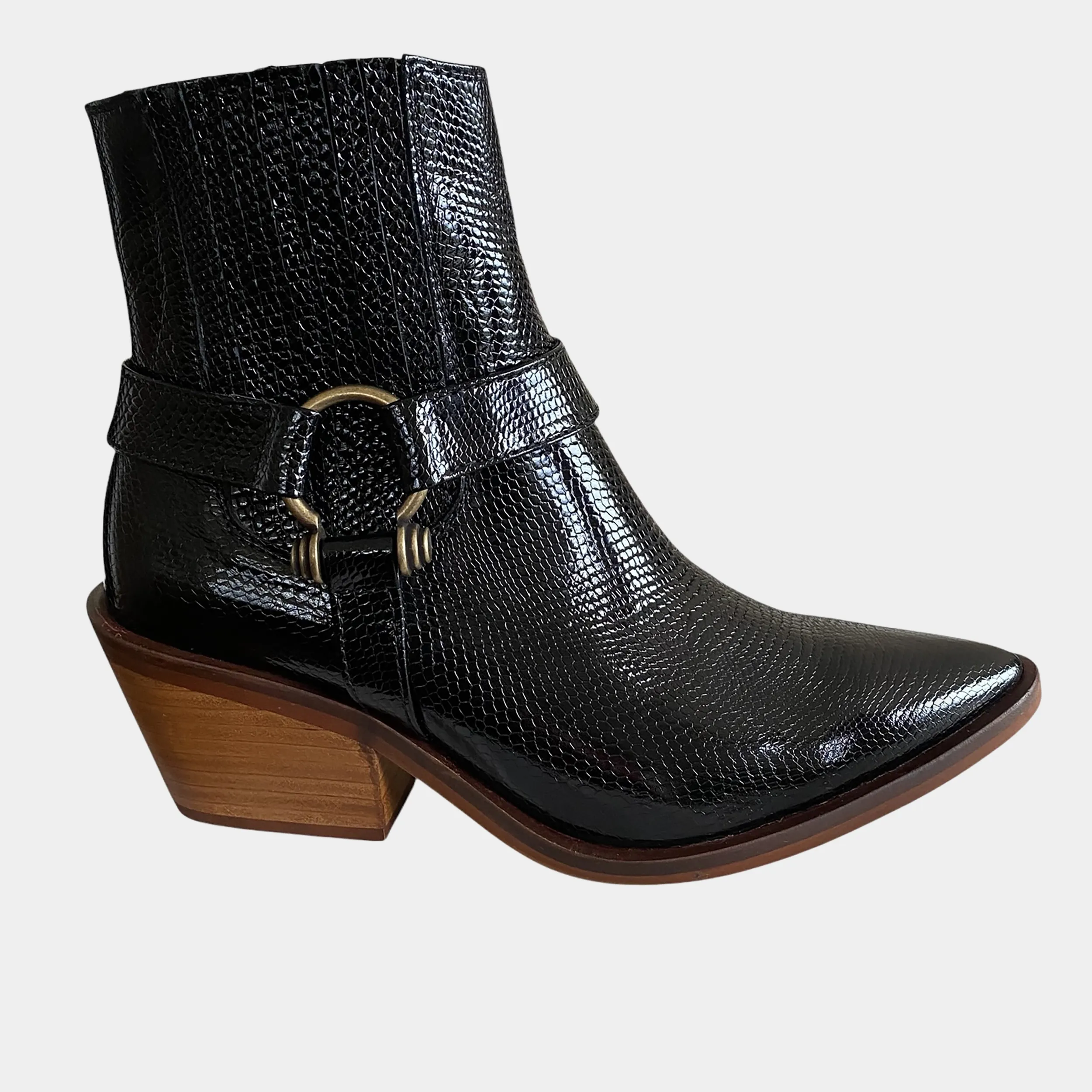 Botines KAVËLINA Dama, PIEL De Vaca 100% Natural Ankleboot BRUNA