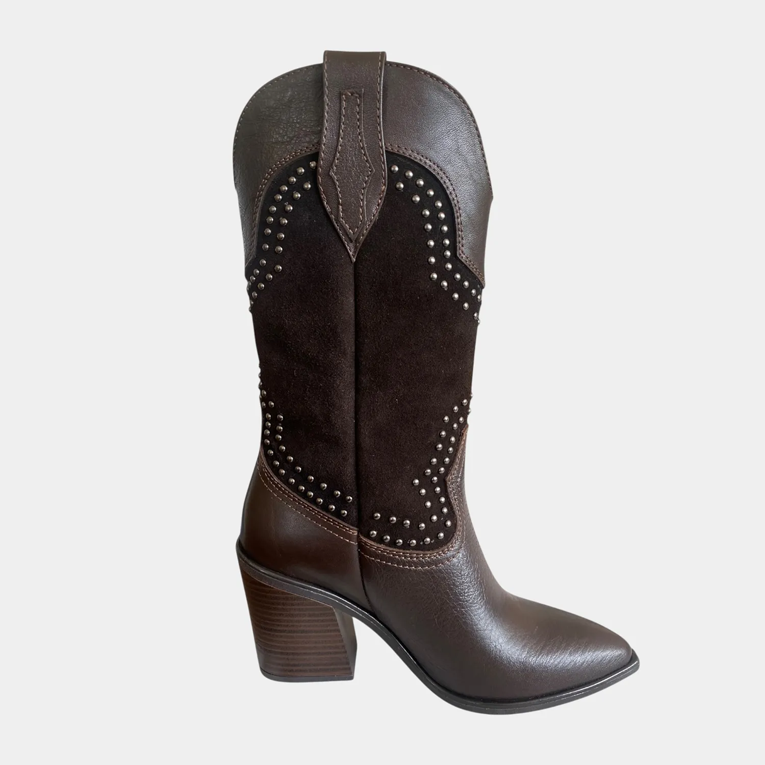 Bota Country KAVËLINA, piel y gamuza