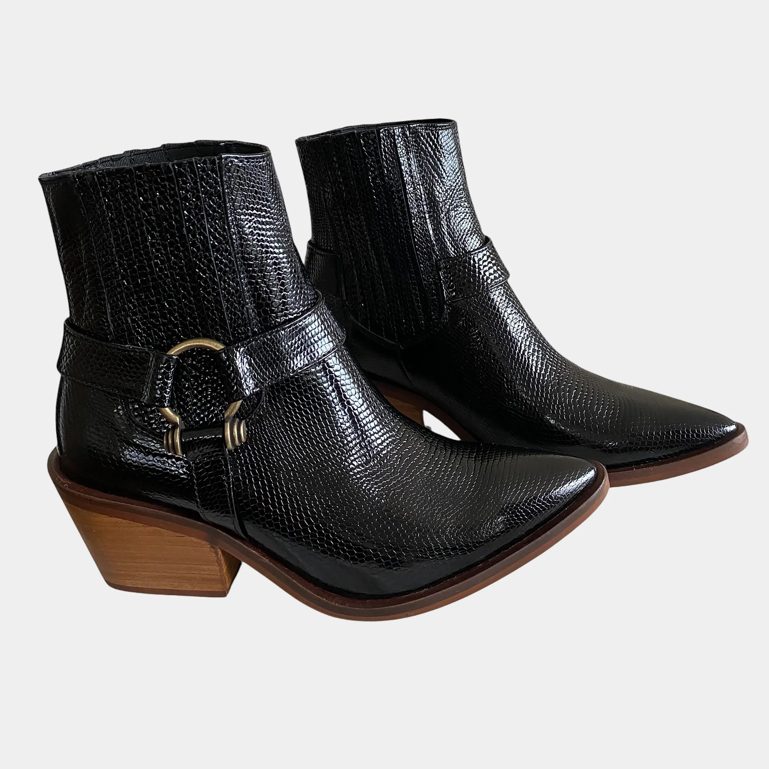 Botines KAVËLINA Dama, PIEL De Vaca 100% Natural Ankleboot BRUNA