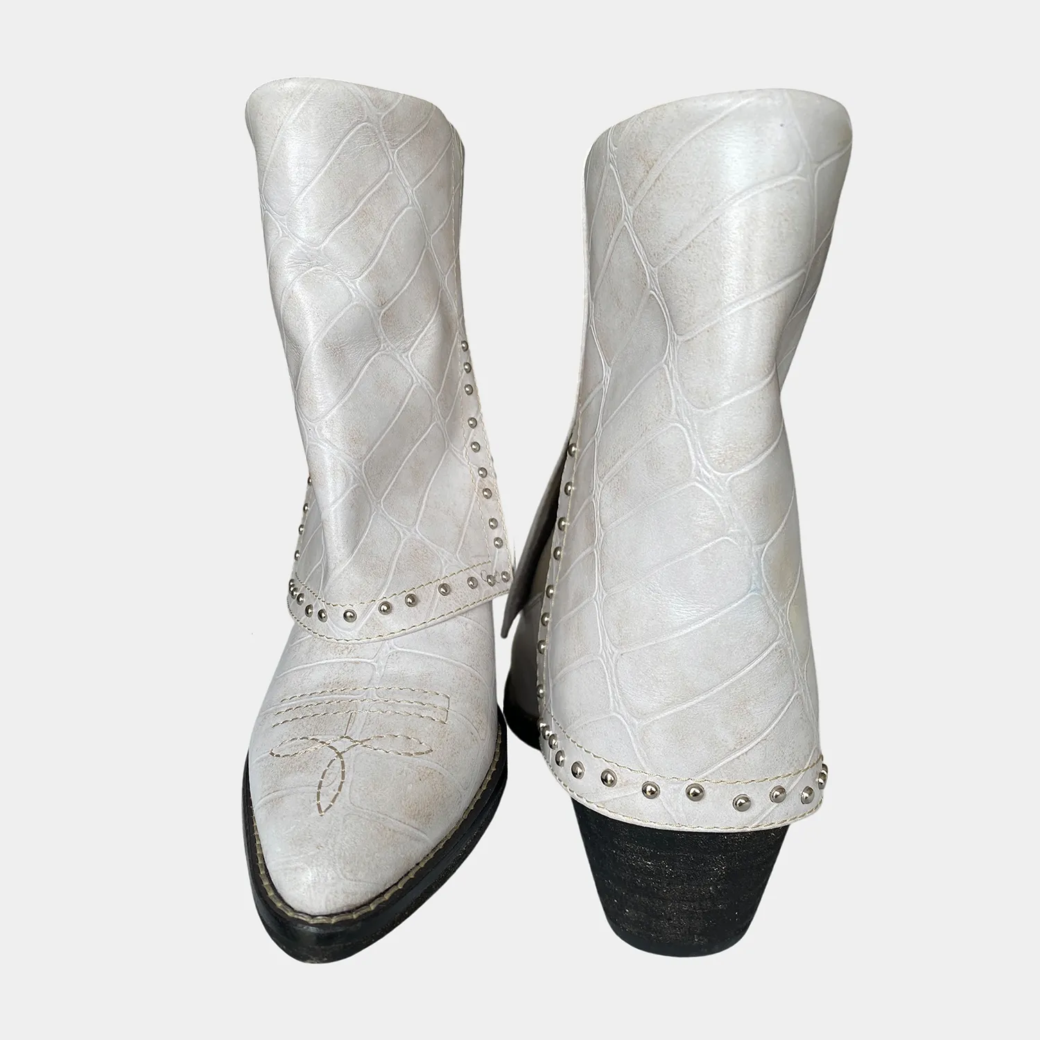 Botines KAVËLINA Dama, PIEL De Vaca 100% Natural Ankleboot BIANCA