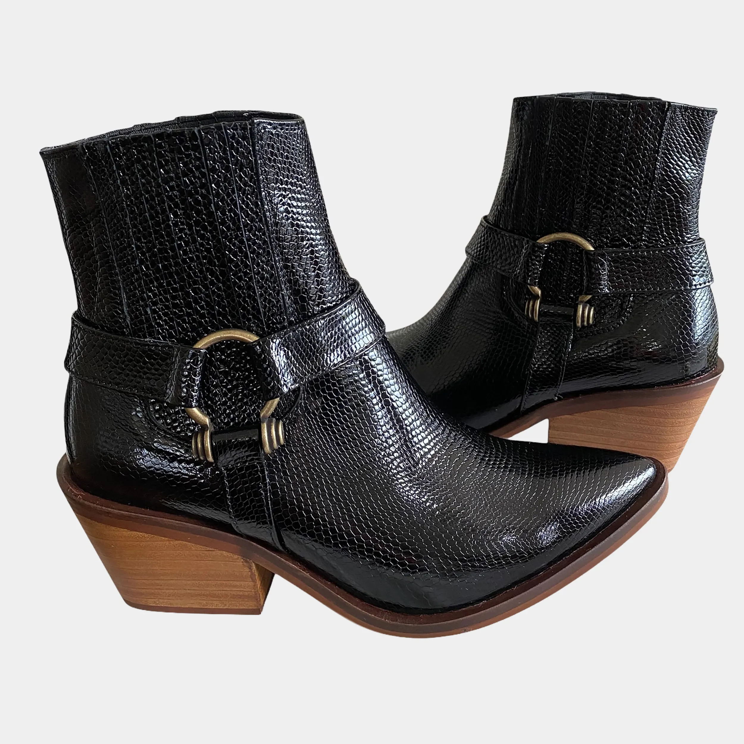 Botines KAVËLINA Dama, PIEL De Vaca 100% Natural Ankleboot BRUNA