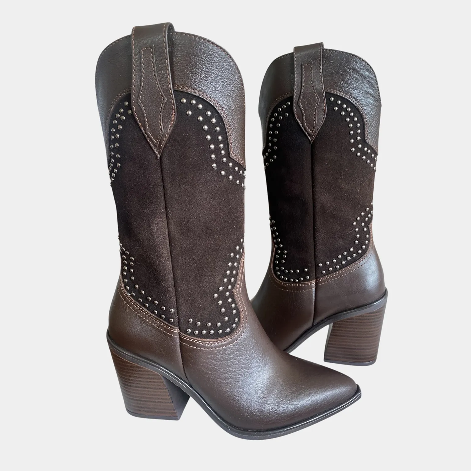 Bota Country KAVËLINA, piel y gamuza