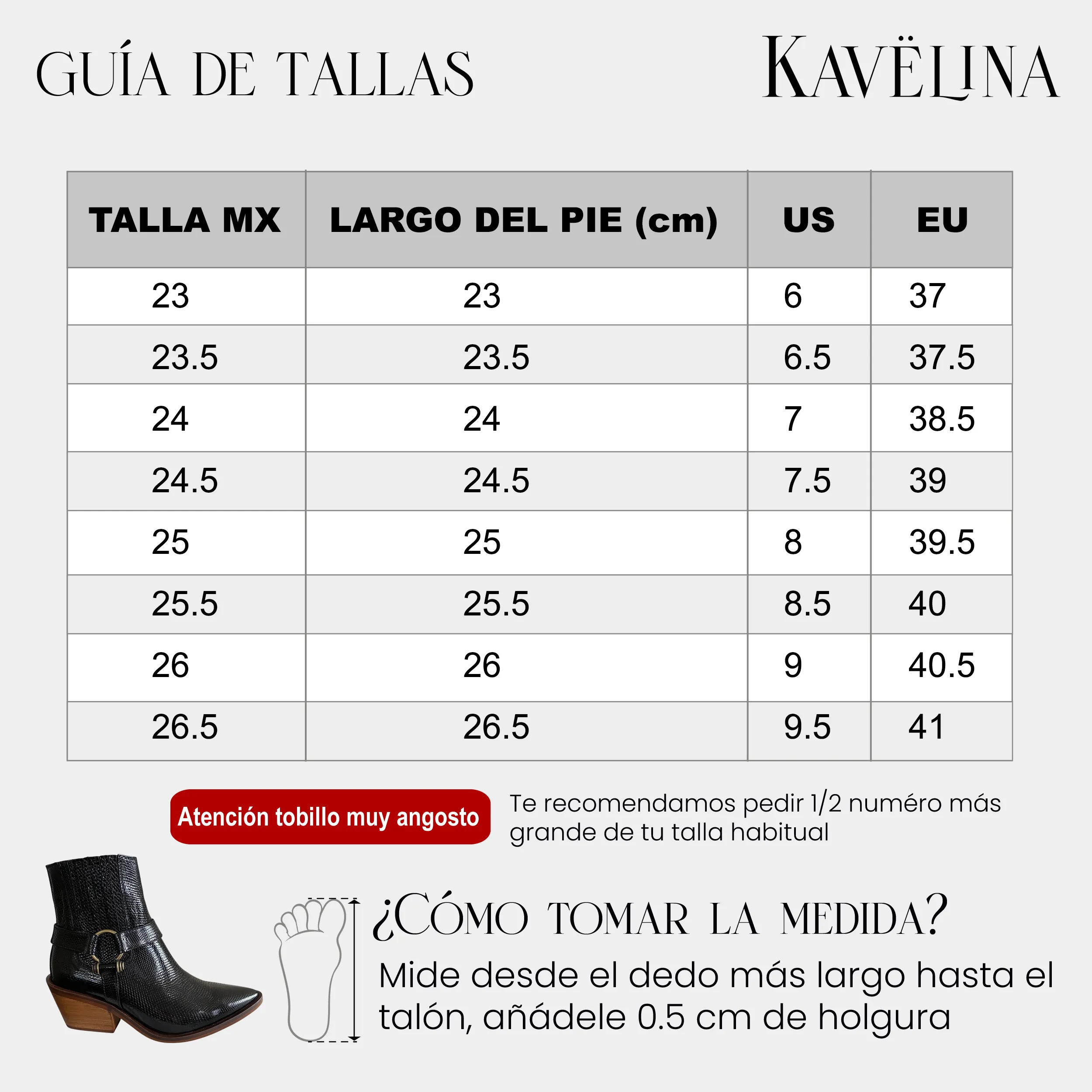 Botines KAVËLINA Dama, PIEL De Vaca 100% Natural Ankleboot BRUNA