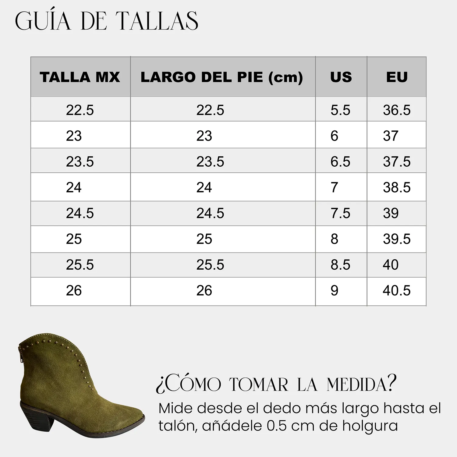 Botines KAVËLINA Dama, GAMUZA De Vaca 100% Natural Ankleboot OLIVIA