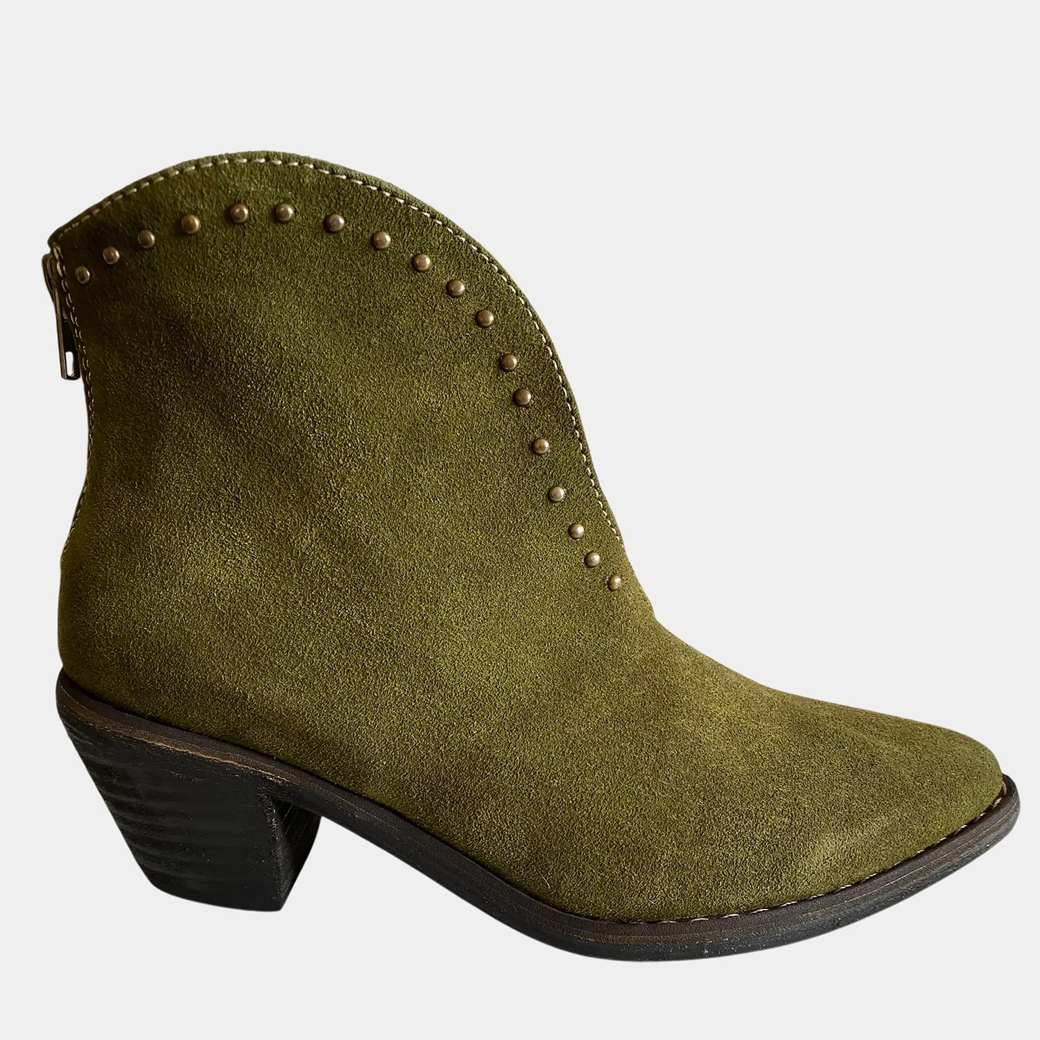 Botines KAVËLINA Dama, GAMUZA De Vaca 100% Natural Ankleboot OLIVIA